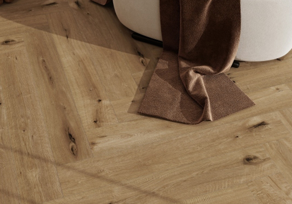 Oak Herringbone Khaki Engineered Wood Flooring-K9ZR8002