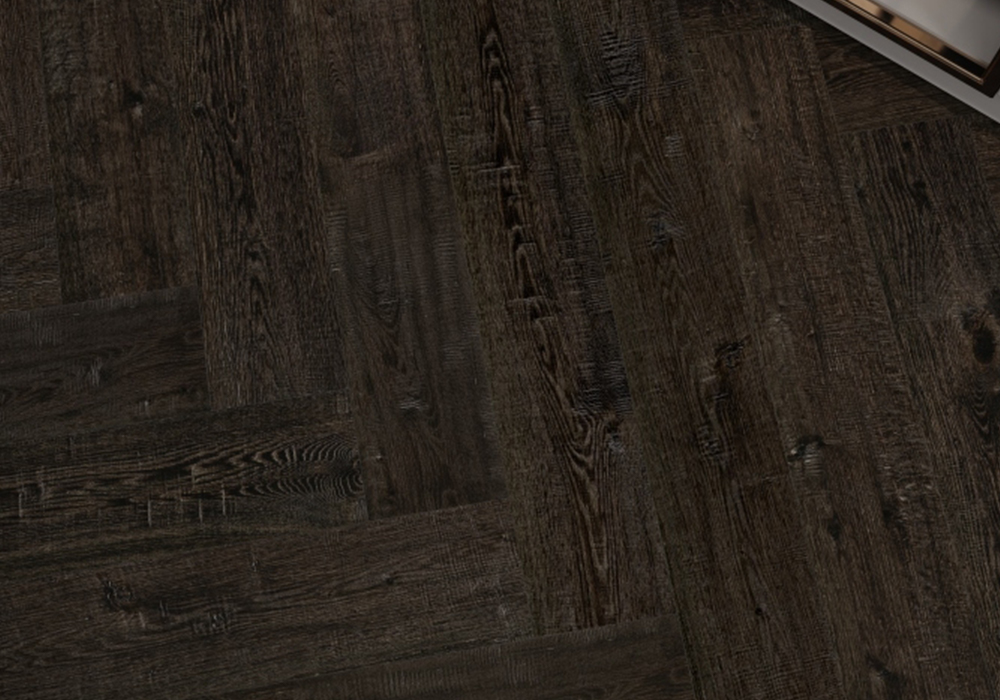 Mountain-Brown Oak Herringbone Engineered Wood Flooring-K9ZR8008