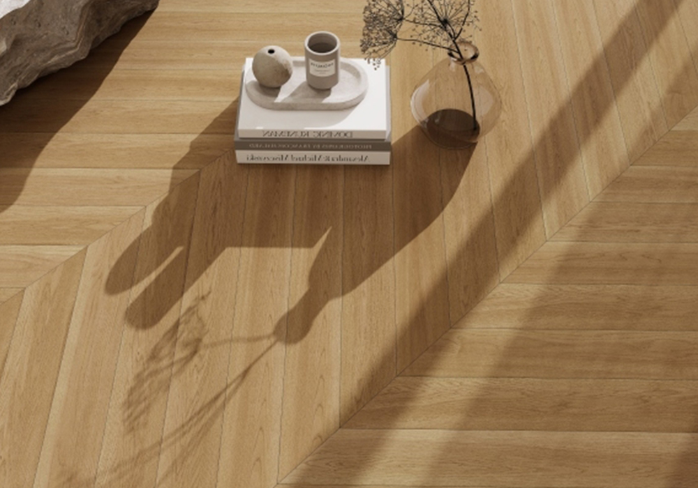 Signature Oak Herringbone Clear-Summer Engineered Wood Flooring-KZR9102