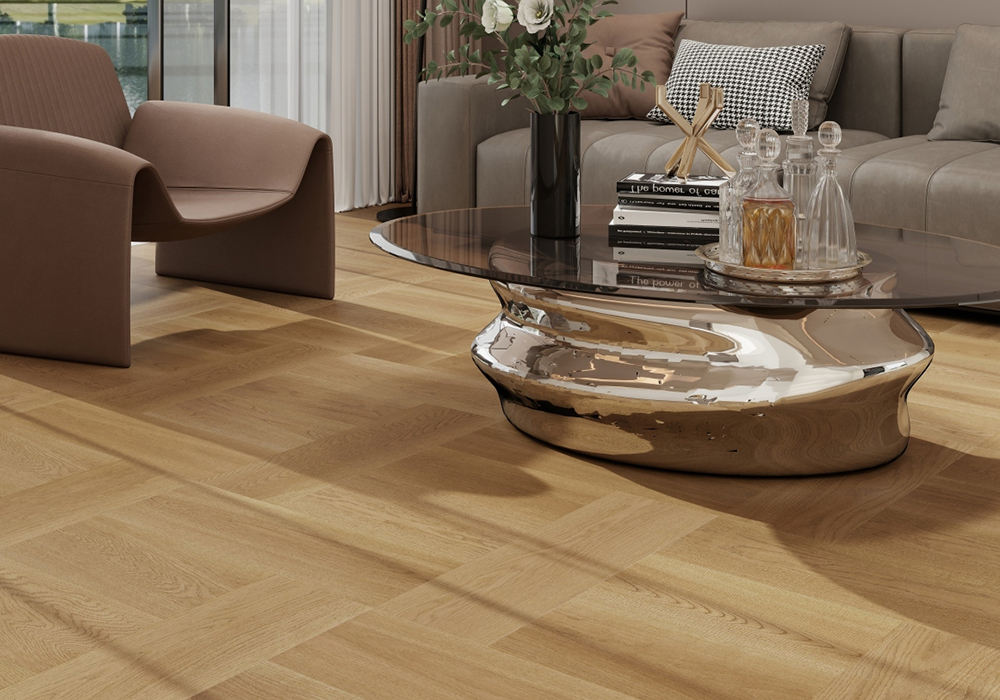 Oak Clear-Summer Weave Signature Engineered Wood Flooring-KZF5702