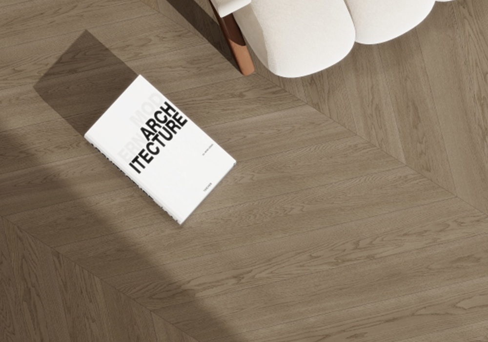 Oak Trapezoid-Parquet Cloud-Drift Engineered Wood Flooring-KZT4303