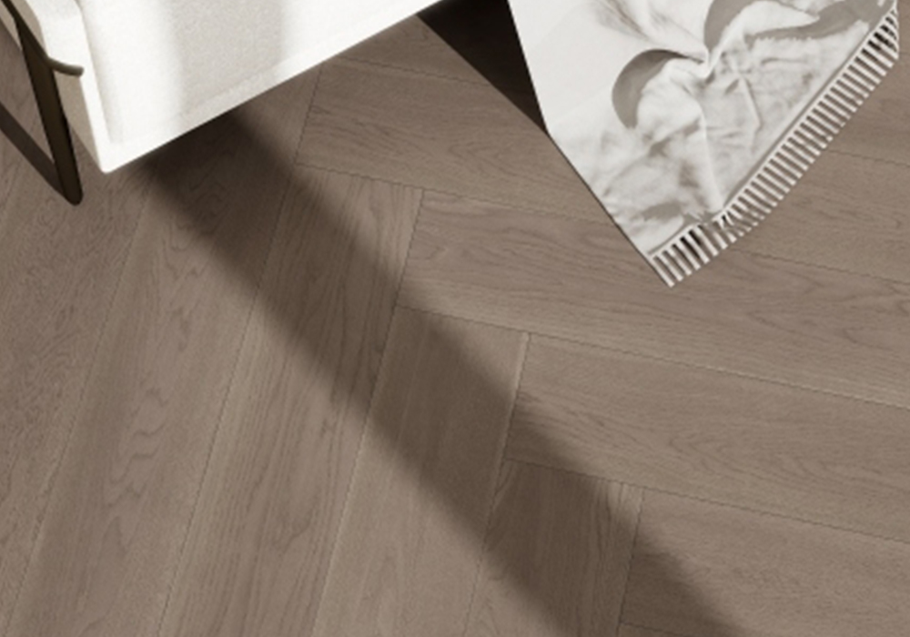 Signature Oak Ultra-Narrow Dusk-Glow Engineered Wood Flooring-KZZ9104