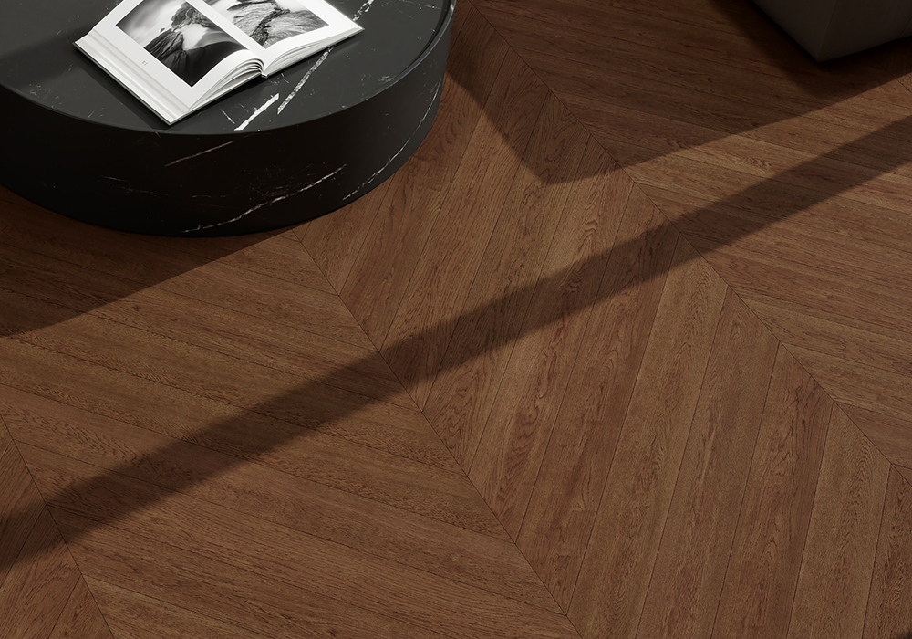 Signature Oak Chevron Graceful-Charm Engineered Wood Flooring-KZY7905