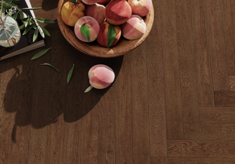 Graceful-Charm Oak Trapezoid-Parquet Engineered Wood Flooring-KZT4305