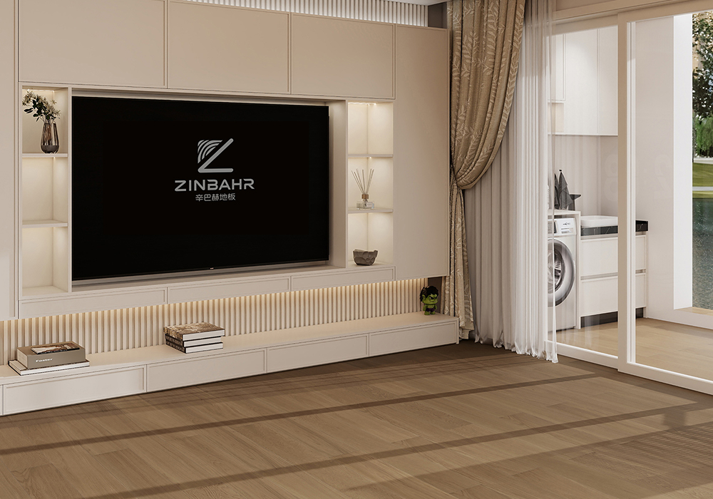 Ivory Oak Slim-Profile Engineered Wood Flooring-CZD1201