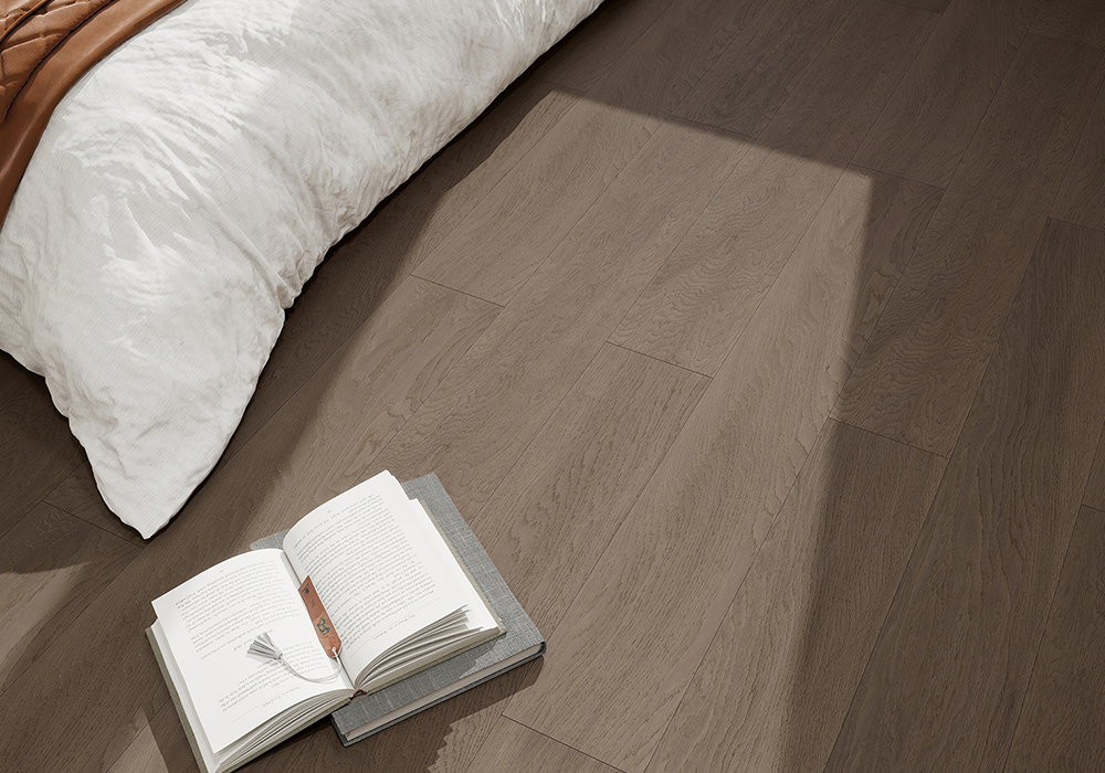 Slim-Profile Feather-White Oak Engineered Wood Flooring-CZD1202