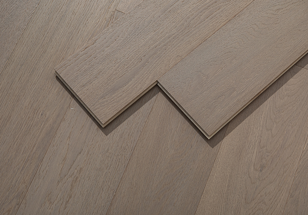 Slim-Profile Feather-White Oak Engineered Wood Flooring-CZD1202