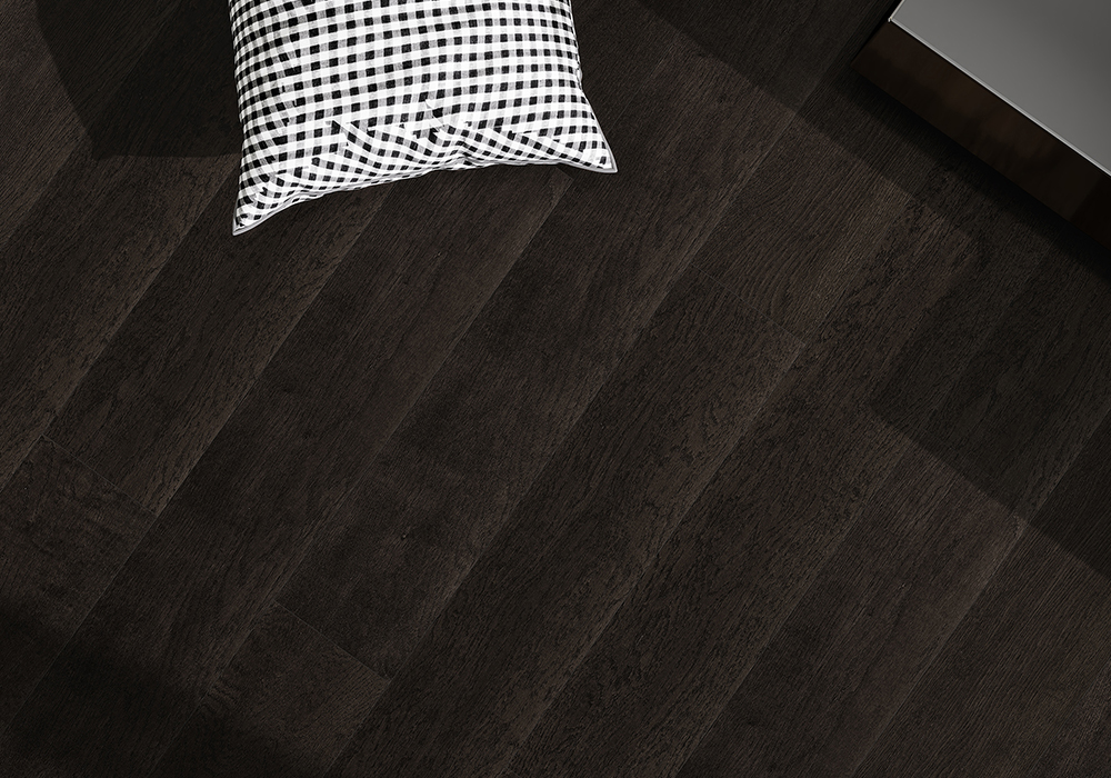 Slim-Profile Dark-Ale Oak Engineered Wood Flooring-CZD1206
