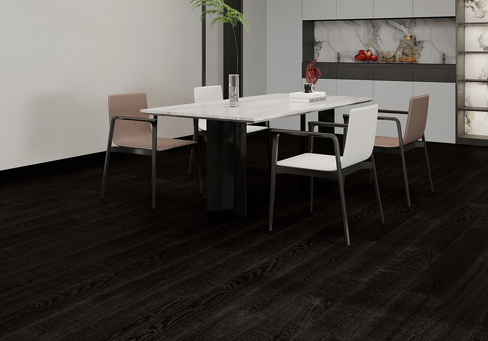 Lake Finish Ash Textured Engineered Wood Flooring-QQD1227