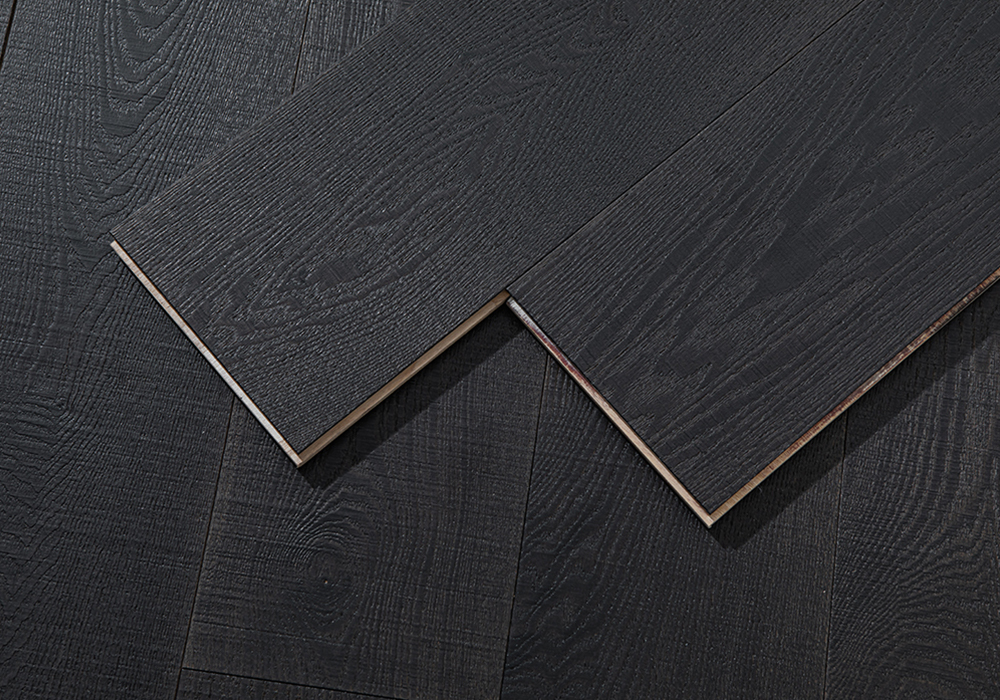 Lake Finish Ash Textured Engineered Wood Flooring-QQD1227