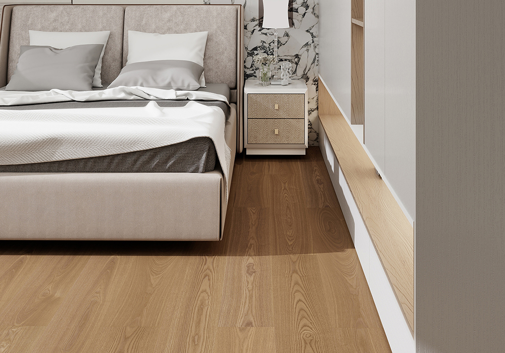 Ash Coastline Weave Textured Engineered Wood Flooring-QQD1222