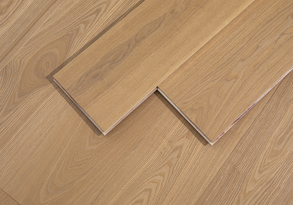 Ash Coastline Weave Textured Engineered Wood Flooring-QQD1222
