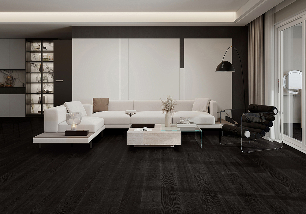Lake Finish Ash Textured Engineered Wood Flooring-QQD1227