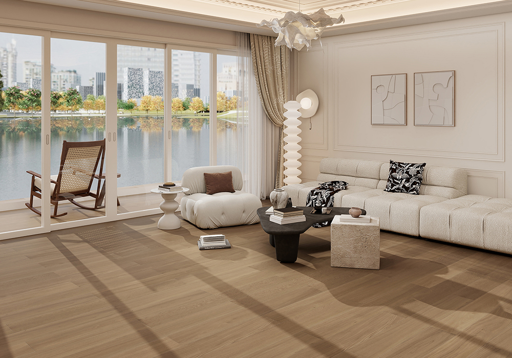 Ivory Oak Slim-Profile Engineered Wood Flooring-CZD1201