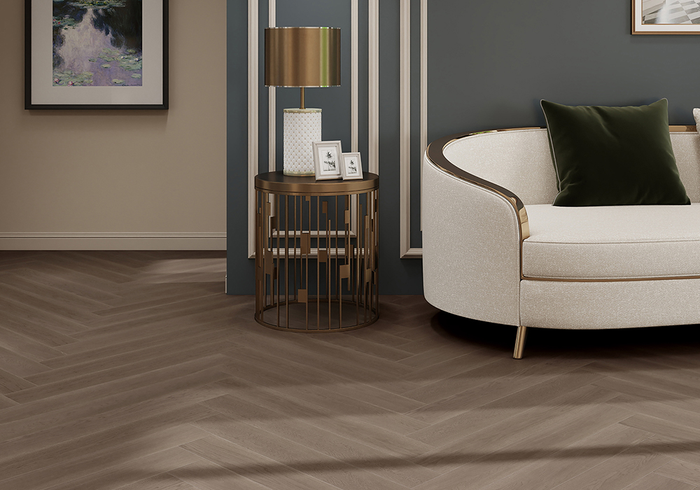 Dusk-Glow Oak Straight-Plank Engineered Wood Flooring-KZD1204