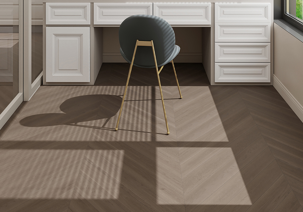Dusk-Glow Oak Straight-Plank Engineered Wood Flooring-KZD1204