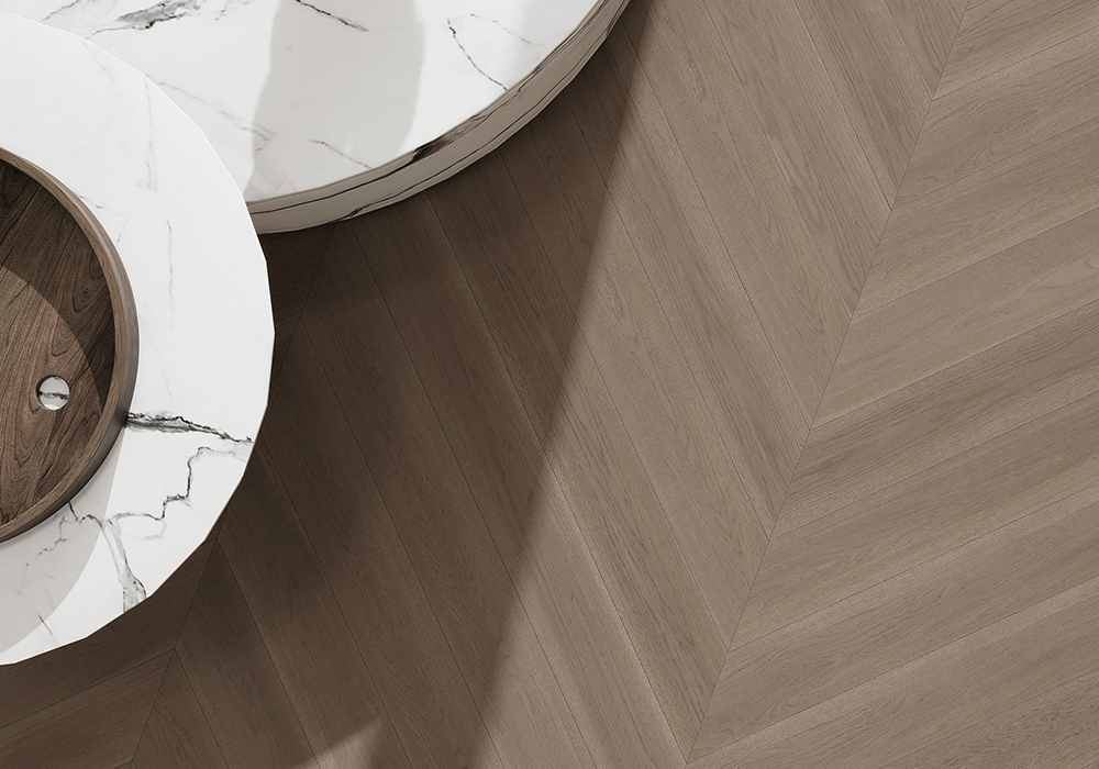 Dusk-Glow Oak Straight-Plank Engineered Wood Flooring-KZD1204
