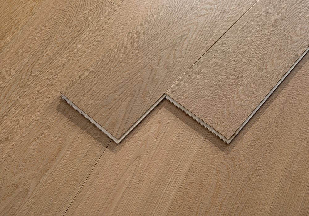 Wheat-Gold Finish Oak Signature Engineered Wood Flooring-KZD1916