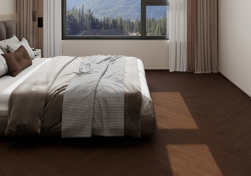 Graceful-Charm Oak Straight-Plank Engineered Wood Flooring-KZD1905