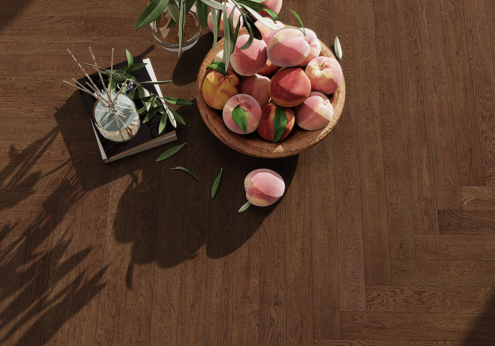 Graceful-Charm Oak Straight-Plank Engineered Wood Flooring-KZD1905