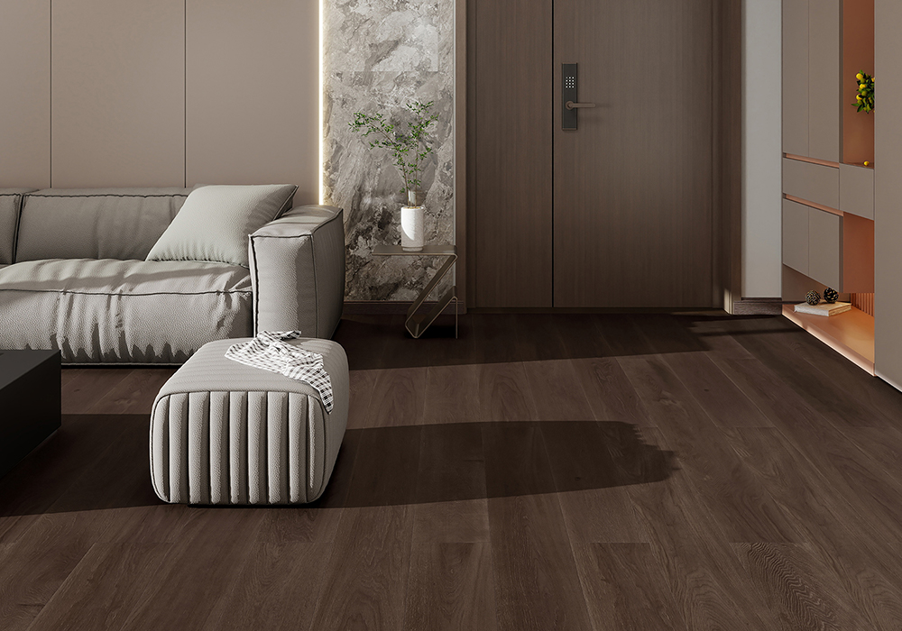 Wave-Cured Azure-Frost Oak Engineered Wood Flooring-WZD1935