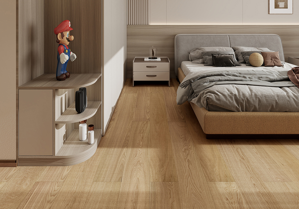 Oak Frost-Bloom Weave Wave-Cured Engineered Wood Flooring-WZD1931