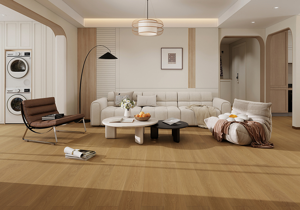Oak Celestial-Order Weave Signature Engineered Wood Flooring-KZD1915