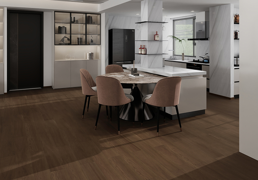 Fragrant-Brown Oak Slim-Profile Engineered Wood Flooring-CZD1205