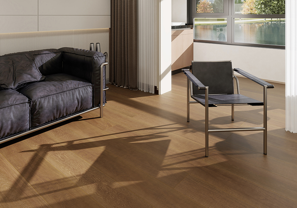Feather-Light Oak Wave-Cured Engineered Wood Flooring-WZD1933