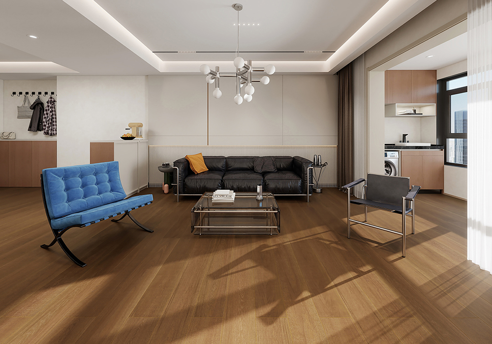 Feather-Light Oak Wave-Cured Engineered Wood Flooring-WZD1933
