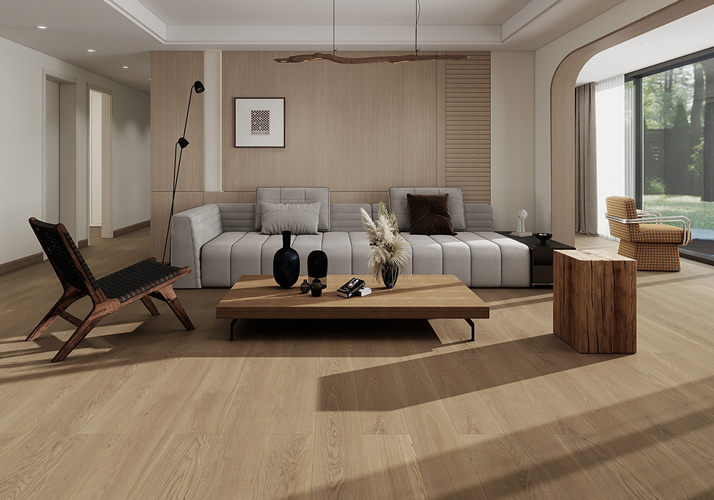 Cloud-Verse Finish Oak Wave-Cured Engineered Wood Flooring-WZD1932