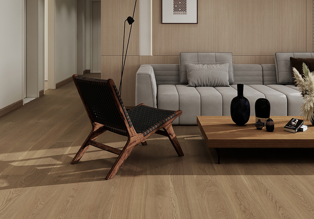 Cloud-Verse Finish Oak Wave-Cured Engineered Wood Flooring-WZD1932