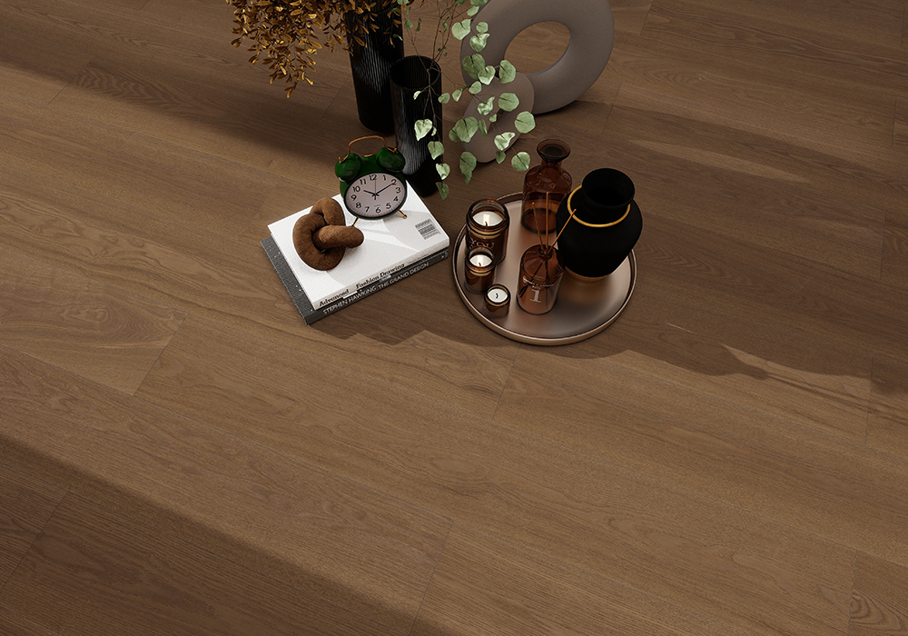 Wind-Valley Finish Ash Textured Engineered Wood Flooring-QQD1223