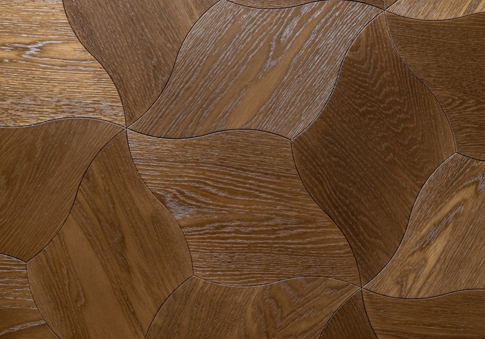 W9ZX3001 Small Leaf Parquet Oak Starlight Accent Flooring