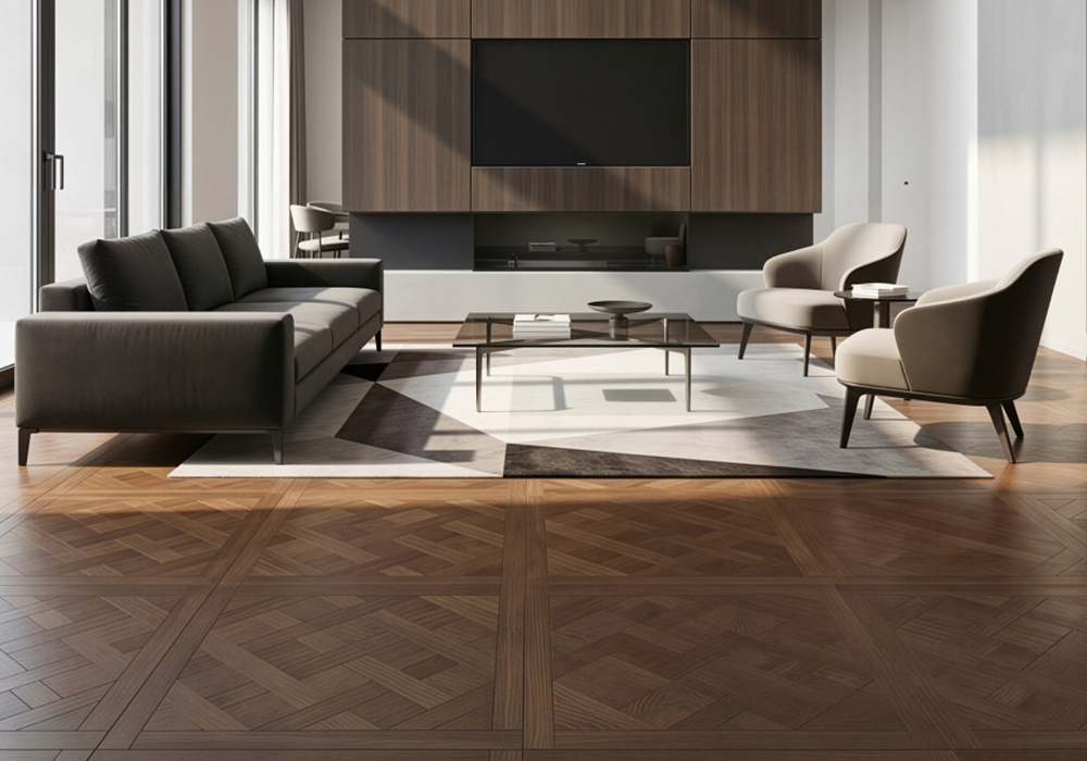 W9ZP8005 Versailles Parquet Oak Natural Bloom Flooring Panel