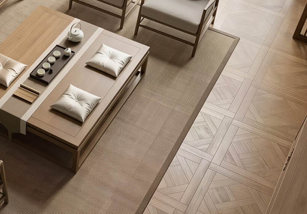 W9ZP8006 Versailles Parquet Oak Graceful Poise Flooring Panel
